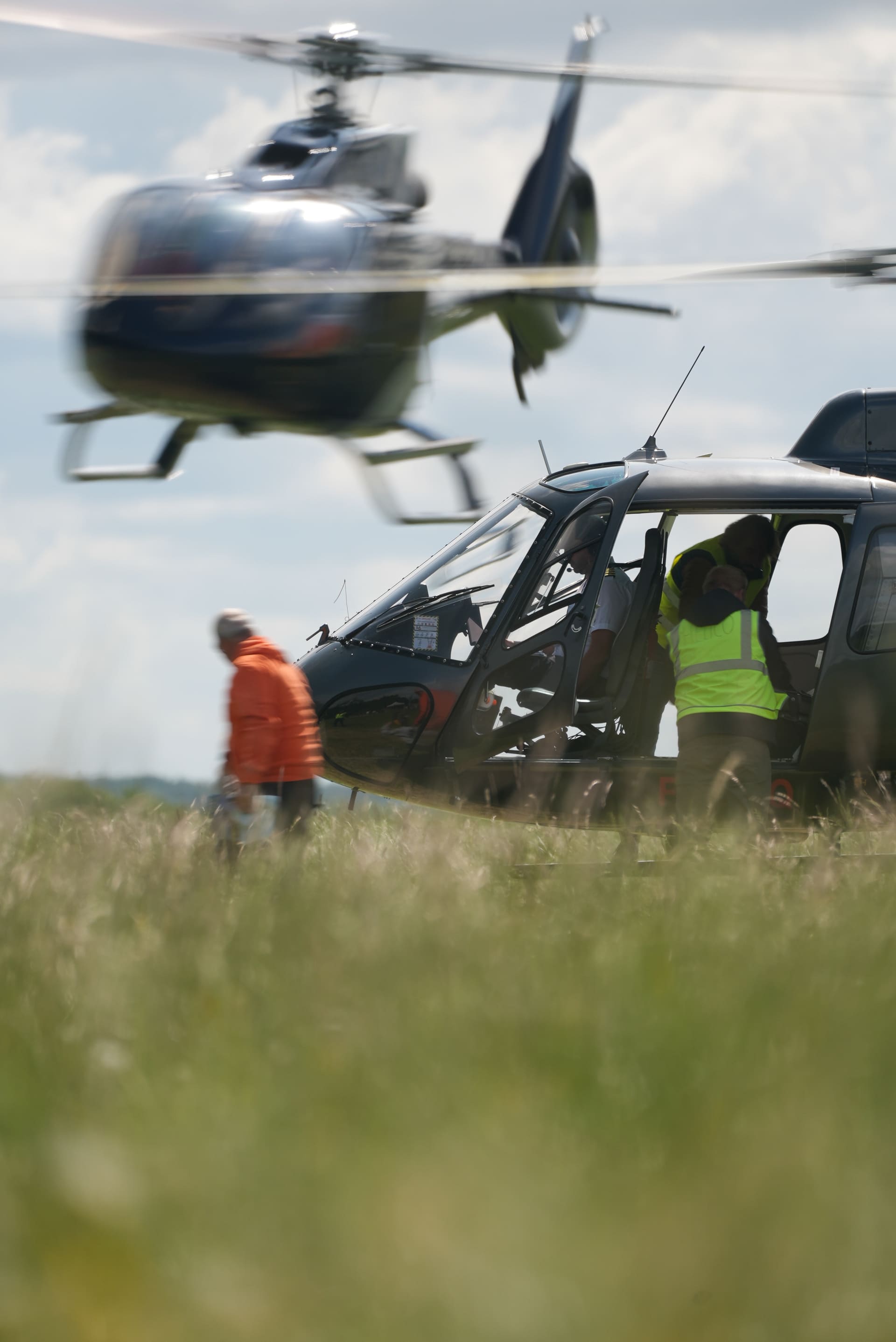 Dépose en hélicoptère