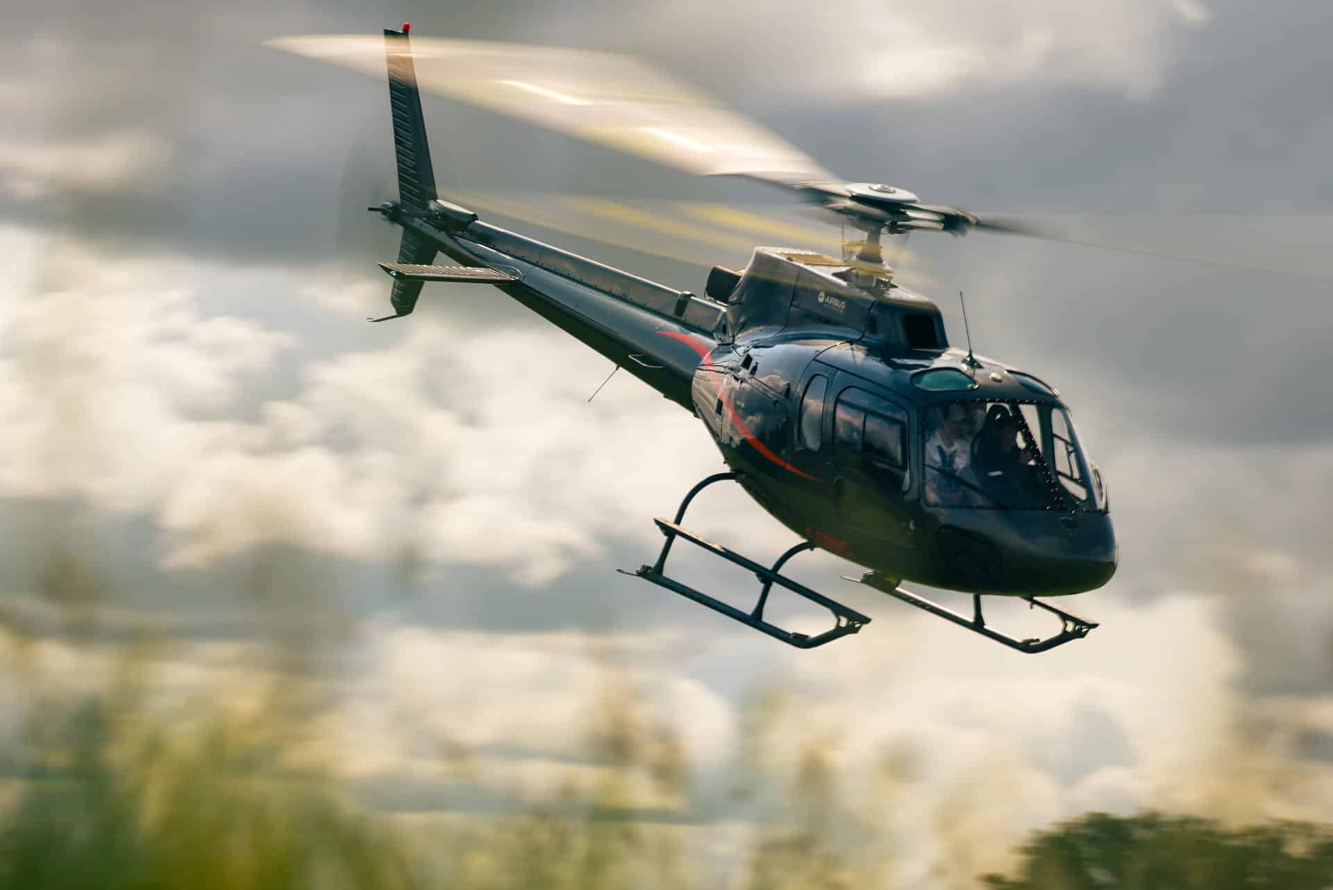 Hélicoptère travail aérien et vol premium